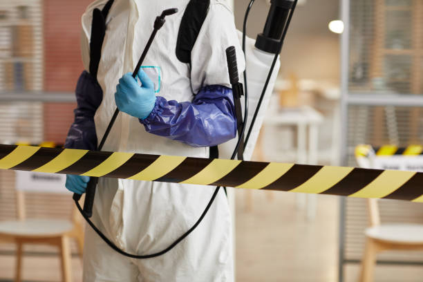 Professional Blood Cleanup technician working in New Castle, IN